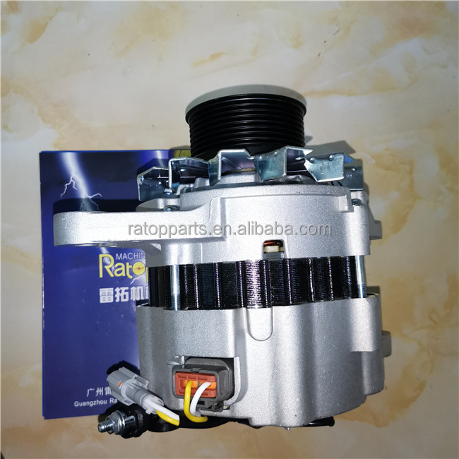 24V 50A 60A 8PK Alternator ZX200-3 ZX210-3 Excavator Engine