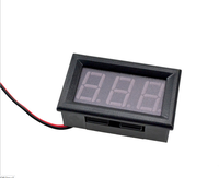 Voltmeter Tampilan Digital 2 Kawat 0.56 Inci DC4.5-30V 10A Pengukur Tegangan Panel LED