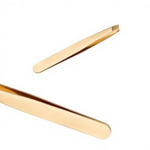 Pinzas para Pestañas TWEEZEX con Logotipo Gratuito, Punta Inclinada, Colores Personalizados, Acero Inoxidable de Alta Calidad, Pinzas para Cejas Ecológicas - Product Image 1