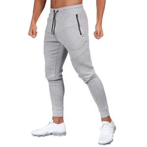 Pantalons de sport pour la vente transfrontalière, pantalon de jogging extensible pour homme, jogging en molleton français avec poches zippées - Product Image 4