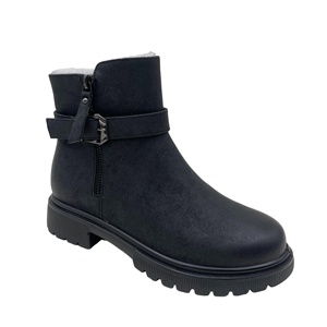 Nuovissimi stivali corti da <span class=keywords><strong>donna</strong></span> in pelle <span class=keywords><strong>con</strong></span> <span class=keywords><strong>tacco</strong></span> alto <span class=keywords><strong>stivaletti</strong></span> da <span class=keywords><strong>donna</strong></span> <span class=keywords><strong>con</strong></span> punta tonda <span class=keywords><strong>stivaletti</strong></span> scarpe nere di alta qualità - Product Image 5