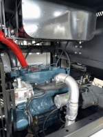 Nettoyeur haute pression pour égouts, moteur diesel Kubota, acier inoxydable, 300 bars, 40 L/min, Perfect Power.