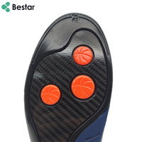 Semelles intérieures pleine longueur en plaque de carbone avec support de voûte plantaire en gel à quatre points et maille respirante pour le basketball et l'assistance aux sauts en jambe écartée