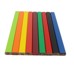Ensemble de crayons de charpentier 6 pièces avec <span class=keywords><strong>taille</strong></span>-<span class=keywords><strong>crayon</strong></span> et étui pour les constructeurs de menuisiers et les chantiers de construction - Product Image 5