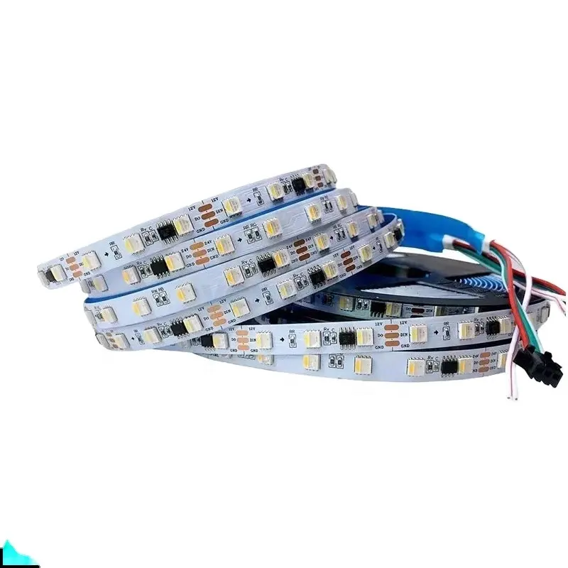 bluetooth WS2814 12V 24V RGBW 4 in 1 Led Strip WS2811 Similar SK6812 RGBWW RGBCW Addressable Led Pixel Strip