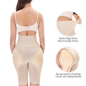 <span class=keywords><strong>Bragas</strong></span> de cintura alta para mujer, <span class=keywords><strong>bragas</strong></span> transpirables <span class=keywords><strong>con</strong></span> cremallera, relleno de esponja para glúteos, moldeador - Product Image 4