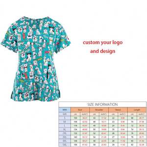 ชุดยูนิฟอร์มแพทย์ผ้าฝ้ายสีส้ม ชมพู ขาว ไซส์ใหญ่ แบบขายส่งและสั่งทำได้ - Product Image 1