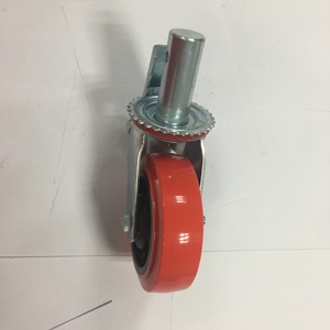 Nhôm lõi cao su bánh xe giàn giáo nặng PU <span class=keywords><strong>Caster</strong></span> bánh xe hevery nhiệm vụ <span class=keywords><strong>Caster</strong></span> bánh xe 8" - Product Image 5