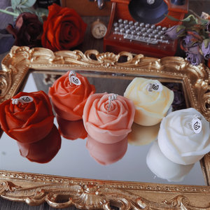 Vela Aromática con Forma de Rosa Peonía, Vela Perfumada Romántica con Aroma a Rosa, para Spa, San Valentín, Eventos, Decoración de Baño, Regalos para el Hogar - Product Image 5