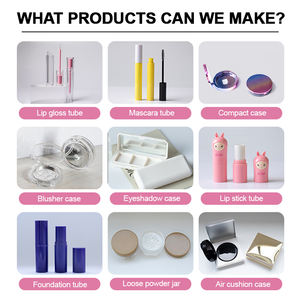 Tubes de gloss à lèvres vides en plastique transparent de 5 ml, couleur orange, de grande taille, de haute qualité, avec logo personnalisé - Product Image 4