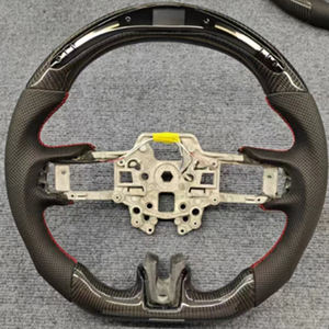 Volante de fibra de carbono LED personalizado para accesorios de coche para <span class=keywords><strong>Ford</strong></span> <span class=keywords><strong>Mustang</strong></span> 2012 <span class=keywords><strong>2014</strong></span> 2013 2023 2024 2025 - Product Image 2