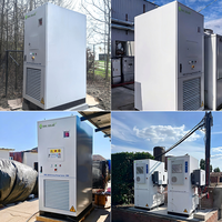 Armoire de stockage d'énergie extérieure 261 kWh LiFePO4 refroidie par liquide pour centre de données avec PCS 125 kW