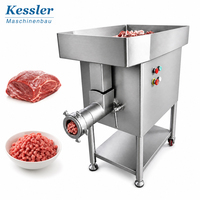Nueva Picadora de Carne Industrial de 5 Componentes, Producción de 1000 kg/h, Potencia de 3.7KW, Acero Inoxidable 304, KESSLER con Certificado CE