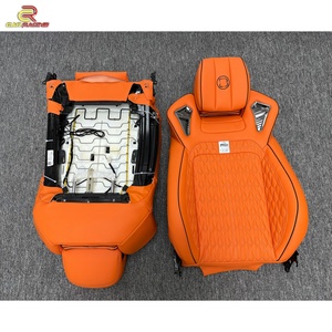 Juego de 2 Asientos de Cuero Estilo B, Color Naranja Personalizado para Mercedes Benz Clase G W464 G500 AMG G63 G550 2019-2024 - Product Image 6
