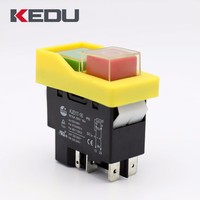KEDU KJD17-16 18A 5 Pin Électrique Interrupteurs à Bouton-Poussoir Avec UL TUV CE