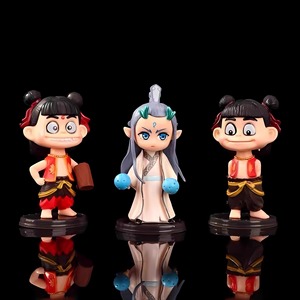 HY Hot Cute - Juego de 6 Muñecos de Anime Ne <span class=keywords><strong>Zha</strong></span> Aobing de 11 cm, Figuras de PVC de Dibujos Animados para Decoración de Automóviles, Juguetes Personalizados para Niños - Product Image 3