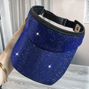 Casquette Pare-Soleil Luxe 2026 Ornée de Strass pour <span class=keywords><strong>Femme</strong></span>, Protection UV, Chapeau de Plage, Sports d'Été en Plein Air - Product Image 5