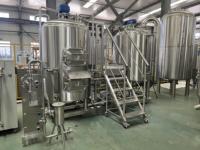 Équipement de brasserie artisanale 300L 3BBL 500L 5BBL, système de brassage de bière commercial à 2/3 cuves avec chemise de refroidissement