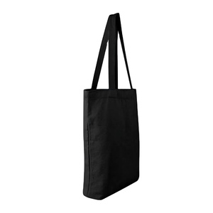 Fashion <b>Canvas</b> Shopping <b>Tote</b> <b>Bag</b> Custom Printed Logo Pocket Styles Customized According Requirements 13.78x15.75 Inches Shopping - Product Image 1