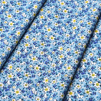 Tissu satiné imprimé numérique à motif floral dégradé RTS 75 g/m² - Faible quantité minimale de commande pour robe et foulard