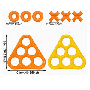 Nouveaux jouets de piscine gonflables <span class=keywords><strong>en</strong></span> PVC, jeu de lancer d'anneaux aquatiques, jouets aquatiques gonflables pour enfants - Product Image 2