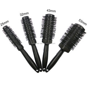 Thiết Kế Mới Salon Cuộn Tóc Bàn Chải Gốm Chống Tĩnh 75 Độ C Thay Đổi Màu Sắc Vòng Tóc Lược Cho Nhà Sử Dụng - Product Image 2