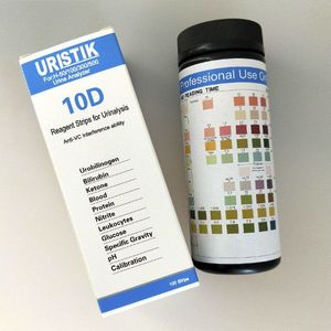 Tiras de Análise de Urina Personalizadas, <span class=keywords><strong>Kit</strong></span> de Teste Rápido de Urina, Tiras de Teste de Urina com 10 Parâmetros URS-10D - Product Image 5