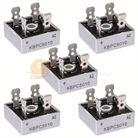 5 piezas de rectificador de puente KBPC 10A-50A 1000V (KBPC1510 KBPC2504 KBPC2510 KBPC3510 KBPC5010)