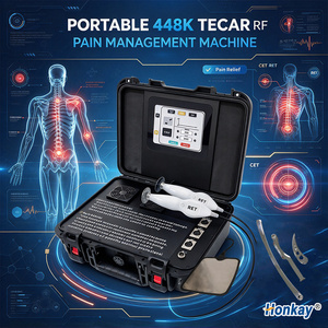 Máquina de Terapia Tecar Portátil Inteligente de Radiofrecuencia 448k para Rehabilitación de Articulaciones y Músculos - Product Image 1