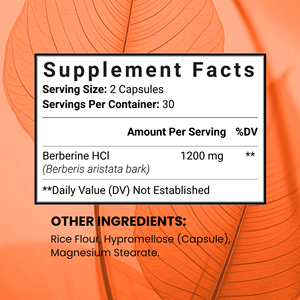 Best Selling Berberine Capsules with Berberine HCI Promote Heart Health Metabolic Support Immune Function Capsules - Product Image 2