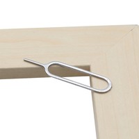 Aiguille d'éjection de carte SIM en acier inoxydable, pièce de rechange en gros, outil d'ouverture pour smartphone, tablette Android, accessoire de réparation de matériel