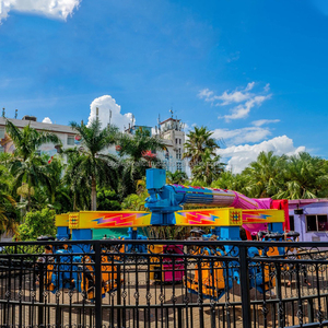 Thú Vị Ngoài Trời Funfair Rides Lễ Hội Trò Chơi Xoay Gió Lửa Bánh Xe Điện Tăng Cho Bán - Product Image 3