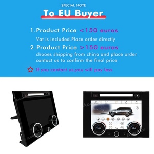 10 "แผง AC สำหรับ Range Rover Vogue L405 2013-2017สัมผัสหน้าจอแอลซีดีระบบใหม่ล่าสุดควบคุมอุณหภูมิจอแสดงผลพร้อมซีดี - Product Image 6