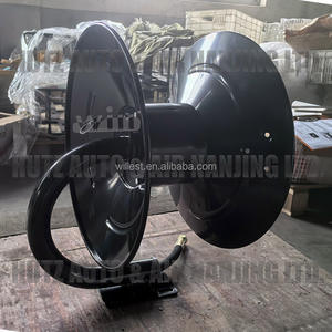 Support mural industriel pour tuyau à manivelle WILLEST <span class=keywords><strong>4000</strong></span> psi, support de rangement pour tuyau à enroulement manuel HRO1503-HD3/8\" en acier, enrouleur de tuyau manuel - Product Image 2