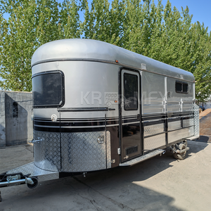 Australia Standard 2-Horse Special Transportation <b>Trailer</b> ADR Compliance Straight Loading No-Corrosion <b>Flooring</b> for Camping - Product Image 1