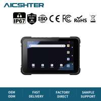 Tablette Android industrielle entièrement robuste de 8 pouces, IP67, étanche, antichoc, anti-poussière, 4G LTE, GPS, NFC, stylet actif, 700 nits, 128 Go