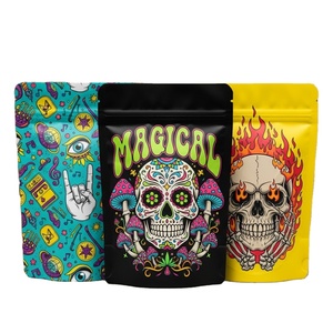 ถุงพลาสติกแบบตั้งได้ พิมพ์ลายตามสั่ง สำหรับบรรจุภัณฑ์อาหาร ขนม บิสกิต ลูกอม พร้อมซิปล็อค ขนาด 3.5 กรัม 7 กรัม - Product Image 1