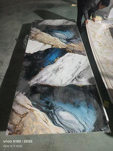 Mô hình phong cách UV tấm đá cẩm thạch vật liệu PVC với đặc tính chống thấm nước - Product Image 6