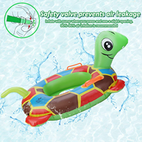 Anneau de natation gonflable en forme de tortue pour bébé, flotteur de natation en PVC