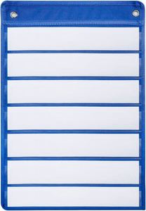 Magnetic Hanging Pocket Chart Foldable Daily Schedule Organizer for Classroom Teacher Supplies Wall Planning Board - Product Image 2