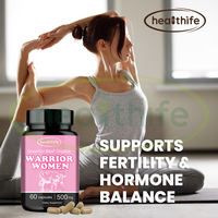 Complément Équilibré pour Femmes Healthife 6 en 1, Mélange d'Organs de Bœuf Nourri à l'Herbe en Capsules