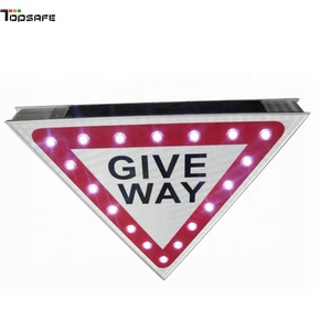 Solare Strada Irregolare Lampeggiante di Avvertimento del Traffico Segno - Product Image 3