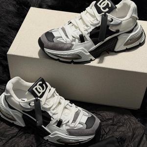 Zapatillas de Deporte Retro para Hombre, Estilo Dolcegabban D, Transpirables, Cómodas, con Parte Superior de Malla y PU, con Cordones, para Correr, Impermeables - Product Image 1