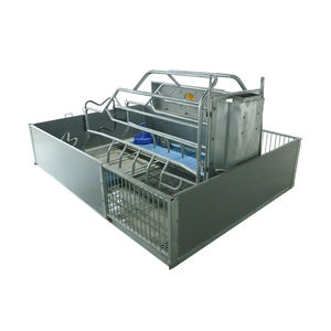 Nouvelles cages de maternité pour porcs HENGYIN en acier galvanisé à chaud, anti-corrosion, durée de vie de 15 à 25 ans, certifiées CE/ISO - Product Image 4