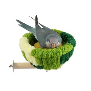 Winter Pet Bed Guinea Pig Squirrel Mat Bed Hamster Birds Sleeping Bag Hamster Bed Warm Plush Bird Nest