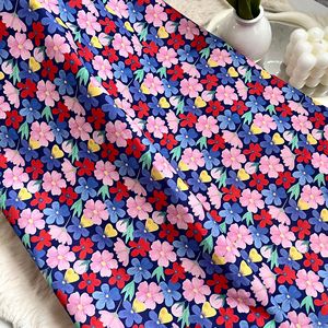 100% Cotton 60S Chải Kỹ Thuật Số In Đầy Màu Sắc Hoa Thiết Kế Trọng Lượng Nhẹ Cho Nhà Dệt Váy Áo Sơ Mi - Product Image 2