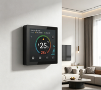 Thermostat de ventilo-convecteur HYT001AC à 3 vitesses, écran tactile, programmable hebdomadaire, contrôleur de température ambiante, compatible avec Tuya