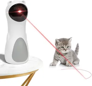 핫 세일 자동 고양이 레이저 장난감 USB 충전식 인터랙티브 레이저 장난감 고양이 고양이 개 레이저 포인터 장난감 고양이
