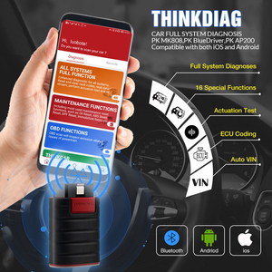 Thinkdiag Bidireccional, Nueva Versión 2026, 1 Año de Software Completo Gratuito, Herramienta OBD2 SC511-C, Firmware Thinkdiag, Herramienta para Vehículos OBD II Completa - Product Image 1