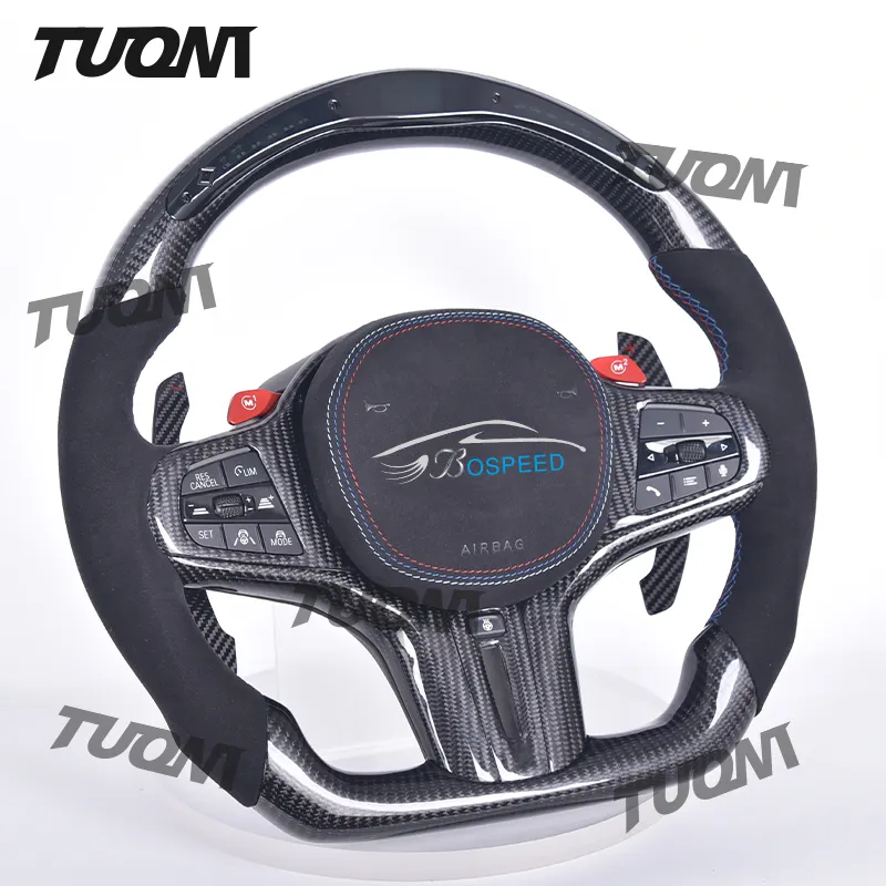 Volante de coche personalizado para Bmw G20 G28 G30 G38 G32 G11 G12 G01 G02 G05 G06 G07